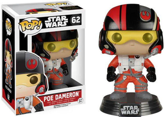 Funko POP! #62 Star Wars Episode VII The Force Awakens - Poe Dameron Vinyl Figure 10cm