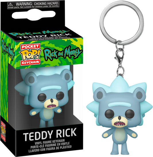 Funko POP! Keychain Rick & Morty - Teddy Rick Vinyl Figure