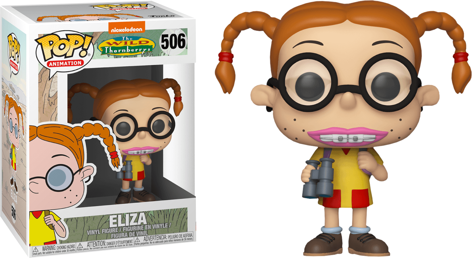 90´s Nickelodeon POP! Television Vinyl Figure Eliza The Wild Thornberrys 9 cm #506