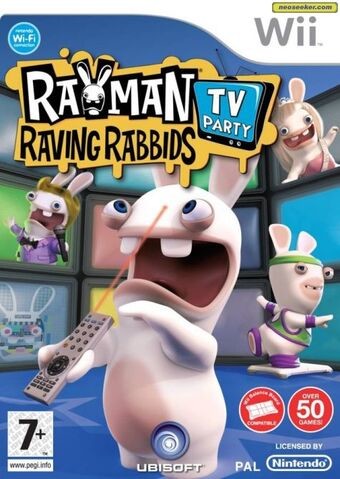WII Rayman Raving Rabbids TV Party - USADO