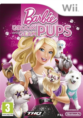 WII Barbie Groom and Glam Pups - USADO