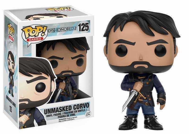 Funko POP! Games Dishonored Corvo Vinyl Figure Unmasked