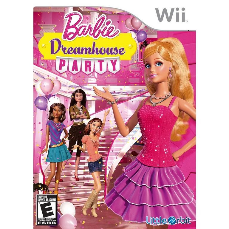 WII BARBIE DREAM HOUSE PARTY - USADO
