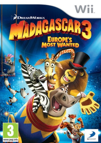 WII Madagascar 3 Europes Most Wanted - USADO