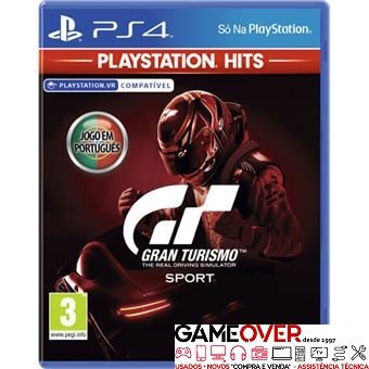 PS4 GRAN TURISMO SPORT **NOVO**