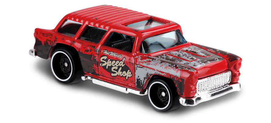 @ Hot Wheels 2019 Classic 55 nomad HW Rod Squad 5/10 183/250 FYD092