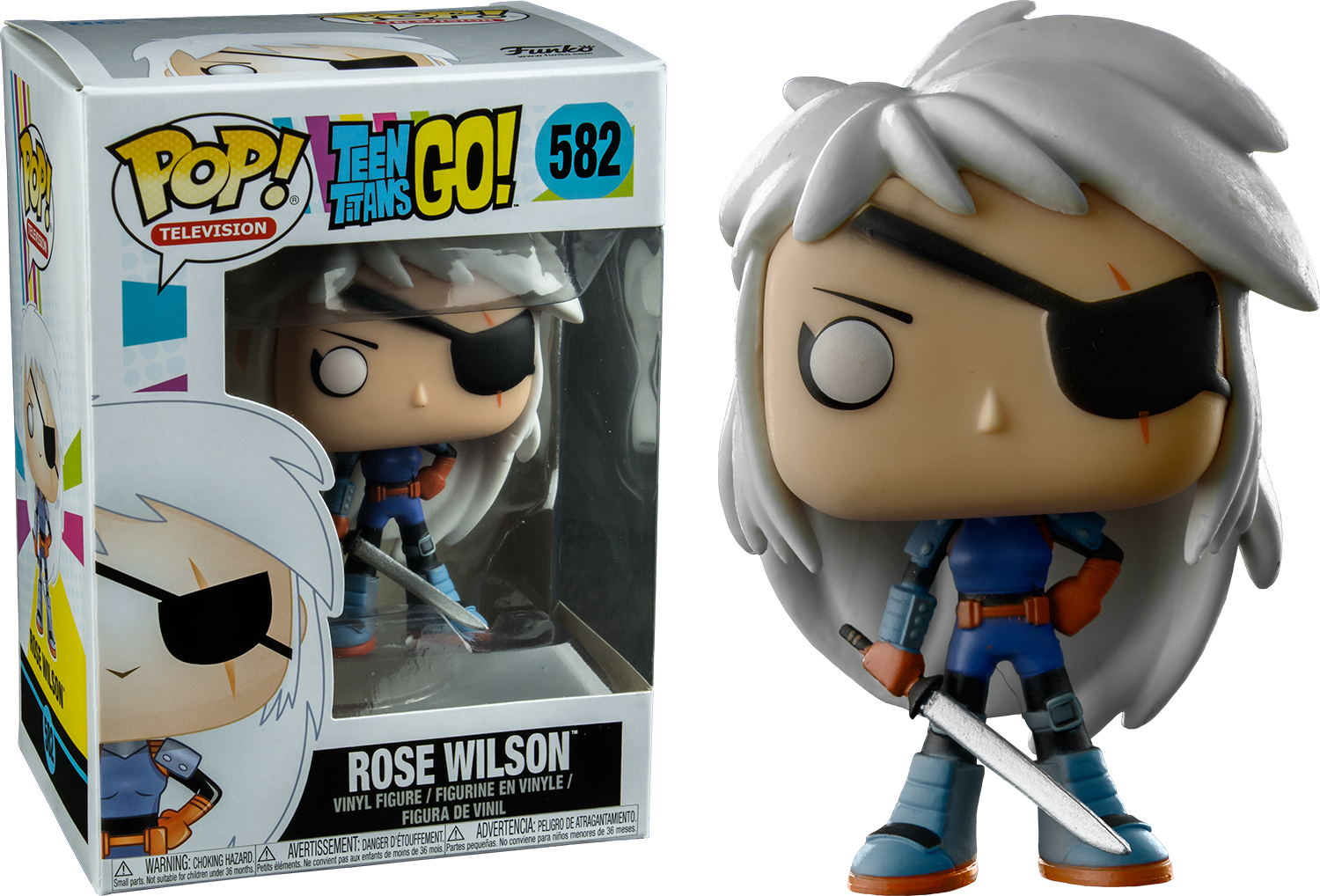 FUNKO POP! VINYL FIGURE TEEN TITANS GO! ROSE WILSON 582