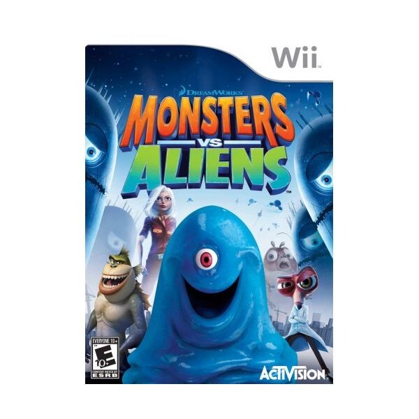 WII MONSTRES CONTRE ALIENS - USADO