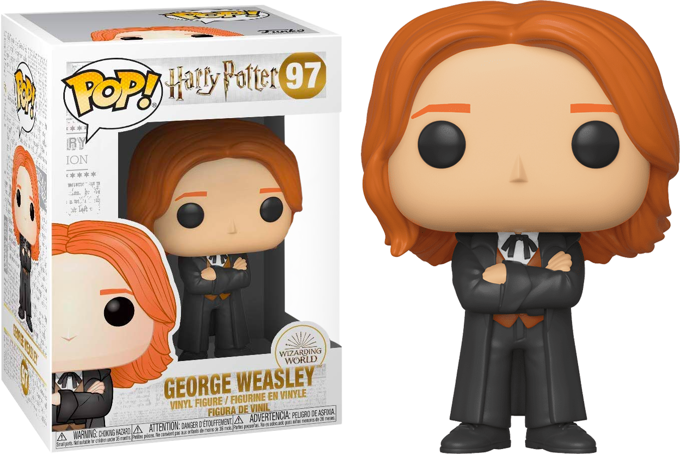 Funko POP! Harry Potter - George Weasley Yule Vinyl Figure 10cm