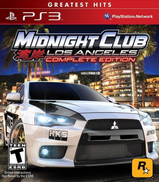 PS3 MIDNIGHT CLUB LOS ANGELS COMPLETE EDITION - USADO