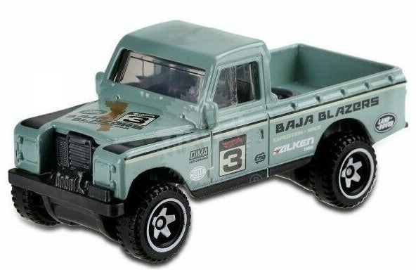 Hot Wheels 2020 Baja Blazers Land Rover Series III Pickup, 3/250 Green GHB91