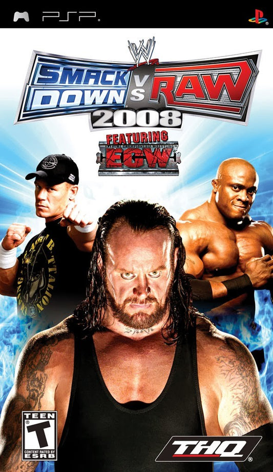 PSP WWE Smackdown Vs. Raw 2008 - USADO