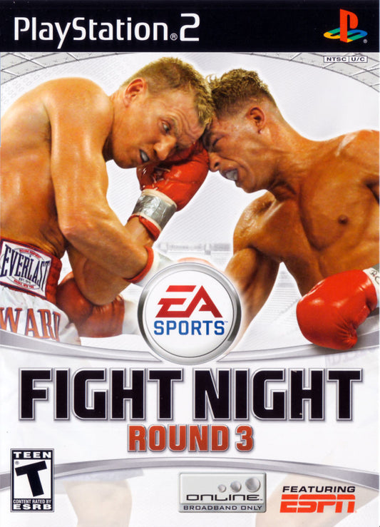 PS2 Fight Night Round 3 - USADO
