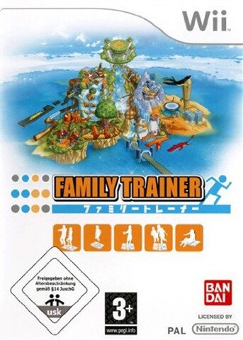 WII FAMILY TRAINER - USADO