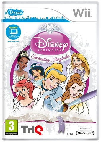 WII Disney Princess Enchanting Storybooks uDraw - USADO