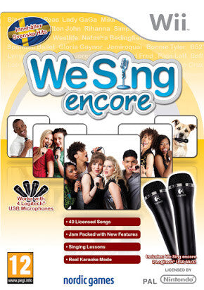 WII WE SING ENCORE - USADO