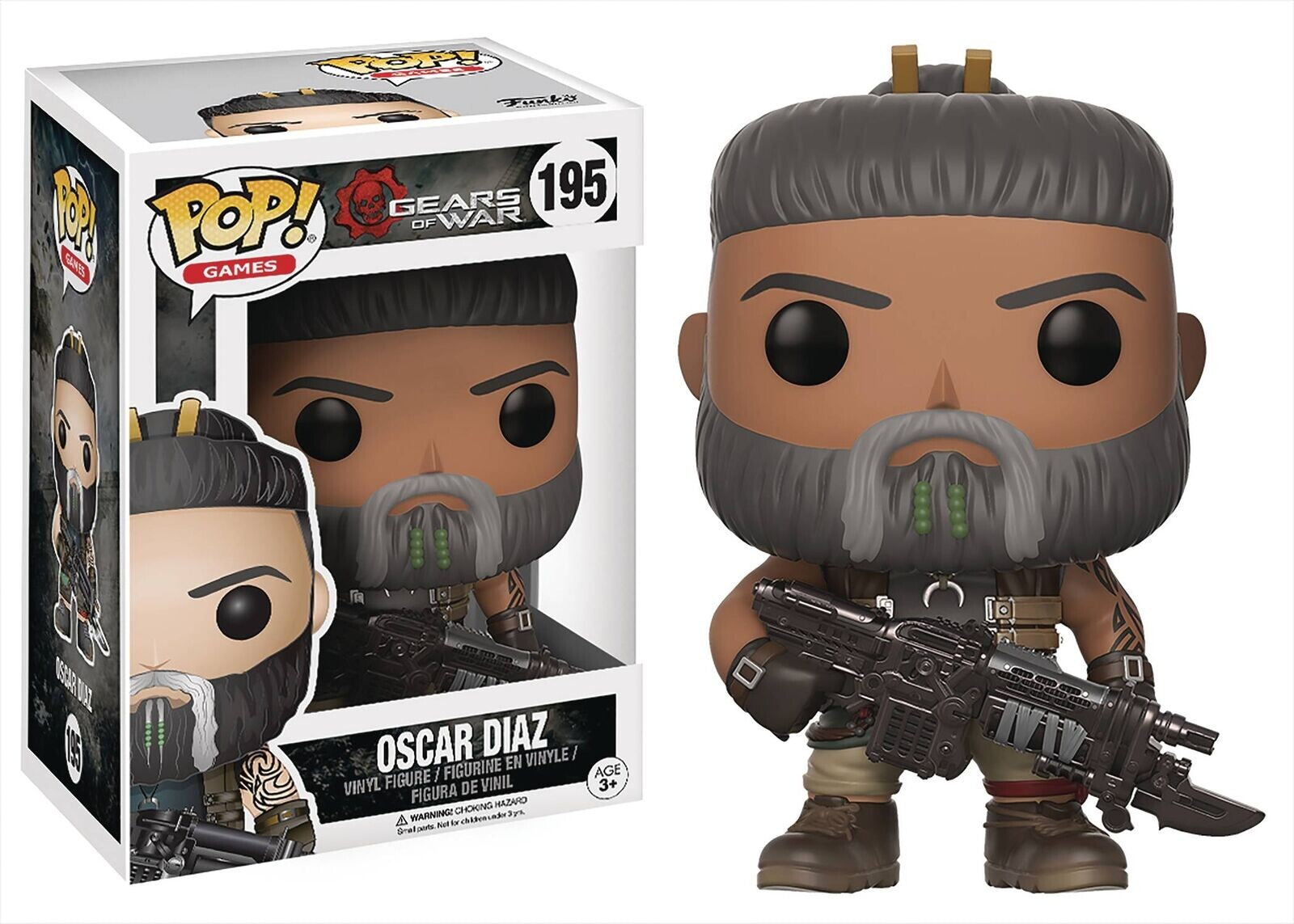 Funko POP! GAMES #195 GEARS OF WAR: OSCAR DIAZ VINYL FIGURE