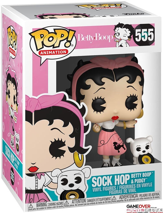 Betty Boop POP! Animation Vinyl Figure Betty Boop Sock Hop 9 cm