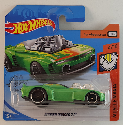 @ Hot Wheels 2019 Rodger Dooger 2.0 HW Muscle Mania 4/10 192/250 FYF88