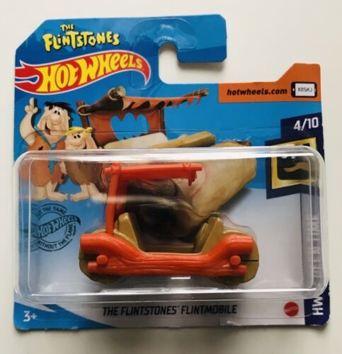 Hot Wheels 2020 The Flintstones Flintmobile GHC76 *235/250 HW Screen Time Short Card