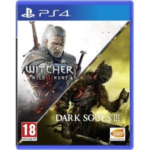 PS4 Dark Souls III & The Witcher 3 Wild Hunt Compilation 2 Discs - USADO