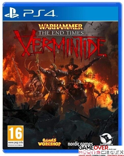 PS4 WARHAMMER THE END TIMES VERMINTIDE - USADO
