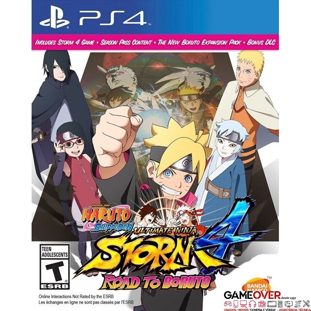 PS4 NARUTO SHIPUDEN ULTIMATE NINJA 4 ROAD TO NARUTO - USADO