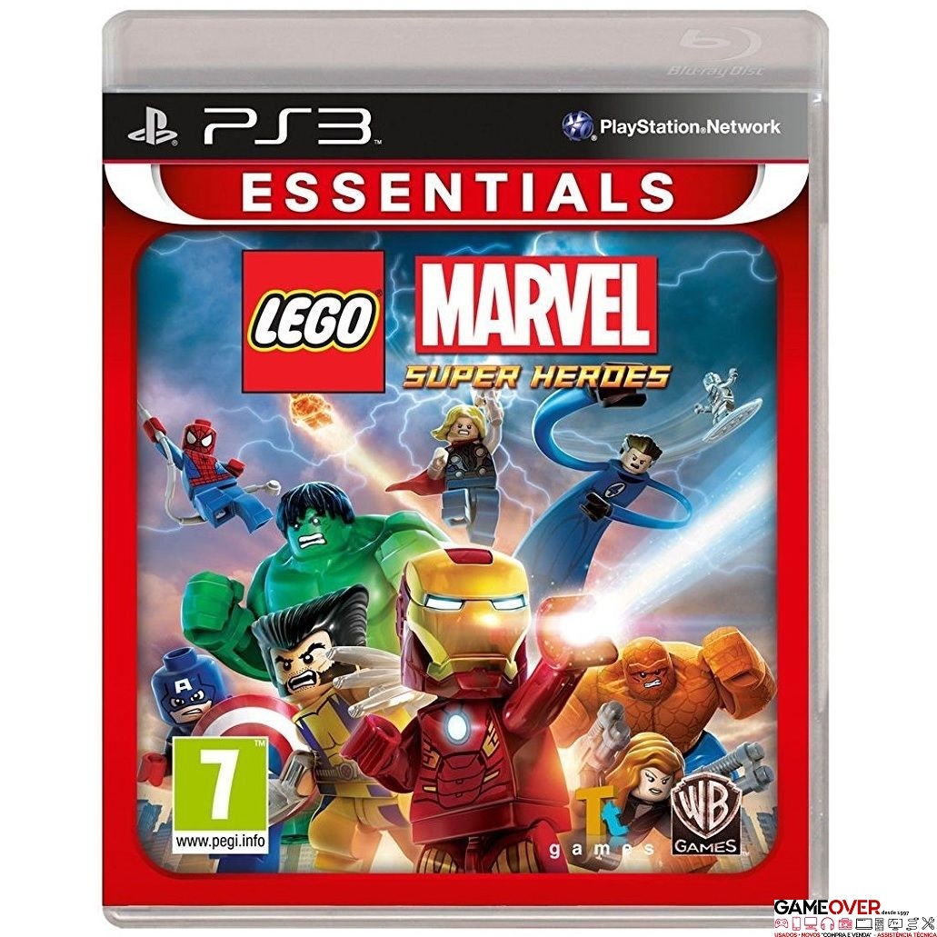 PS3 LEGO MARVEL SUPER HEROES - USADO