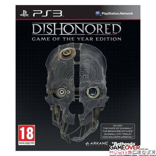PS3 DISHONORED GAME OF THE YEAR EDITION - USADO
