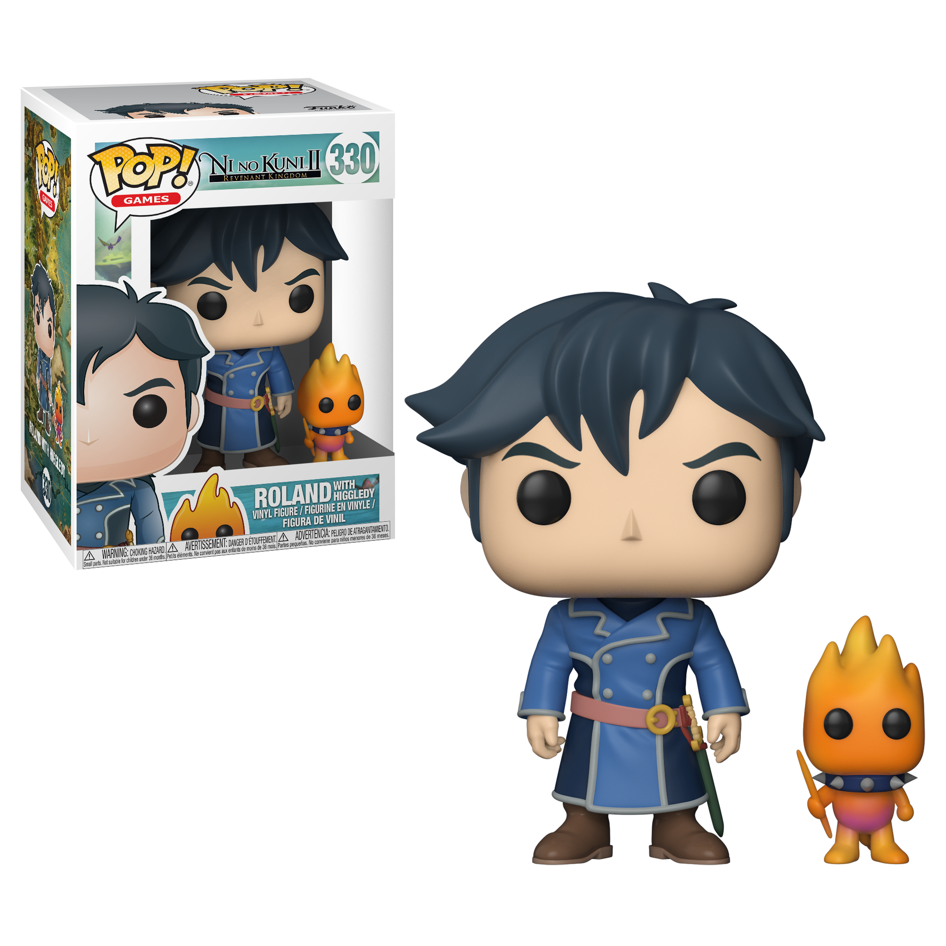 Funko POP! $330 Ni No Kuni Roland With Higgledie