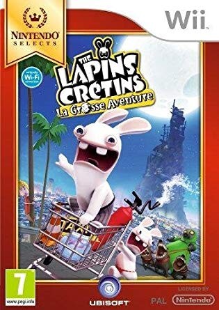 WII THE LAPINS CRETINS LA GROSSE AVENTURE - USADO