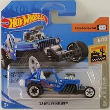 2020 HOT WHEELS 42 Willys MB Jeep - 139 GHB87