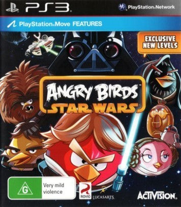 PS3 Angry Birds Star Wars Funcionalidades Move - USADO