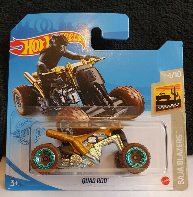 Hot Wheels 2021 Quad Rod *2/250 HW Baja Blazers *1/10 GRX64 Short Card