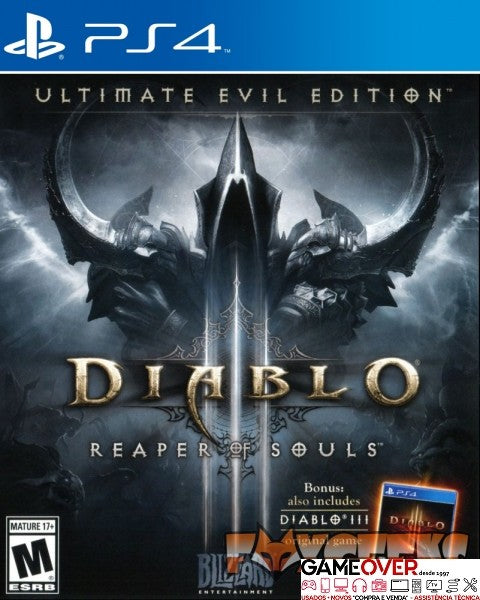 PS4 DIABLO III Reaper of Souls Ultimate Evil Edition - USADO