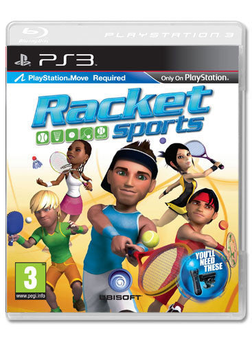PS3 RACKET SPORTS Move - USADO