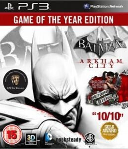 PS3 BATMAN ARKHAM CITY GAME OF THE YEAR EDITION - USADO
