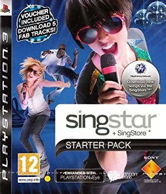 PS3 SINGSTAR STARTER PACK - USADO