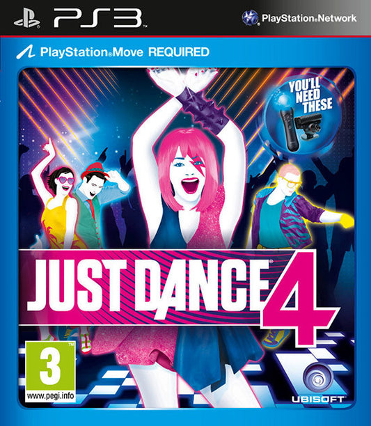 PS3 Just Dance 4 MOVE - USADO