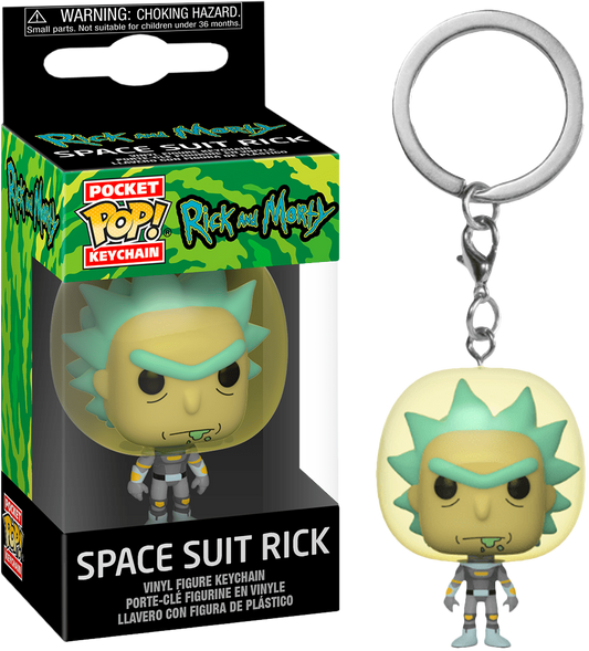Funko POP! Keychain Rick & Morty - Rick w/Space Suit Vinyl Figure