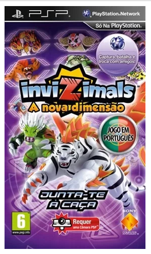 PSP Invizimals - A Nova Dimensao Requer Camera - USADO