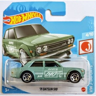 2021 HOT WHEELS ´71 Datsun 510 HW J-Imports Hot Wheels 1:64 Short Card GTB02 #162