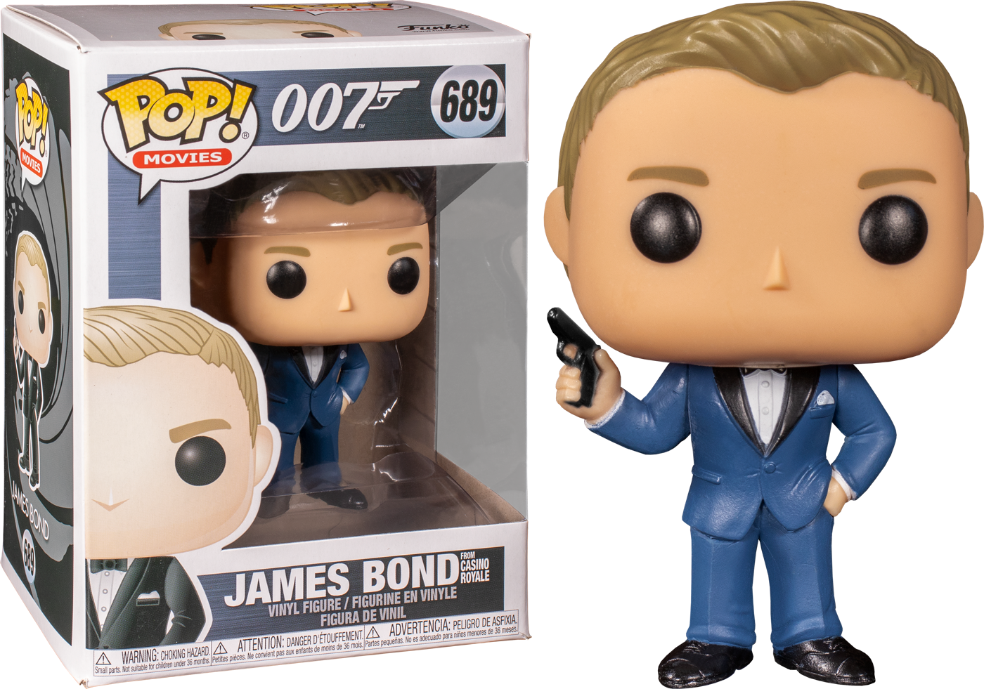 FUNKO Pop! Movies: James Bond-Daniel Craig Casino Royale Funko Pop! Brinquedo Movi 689