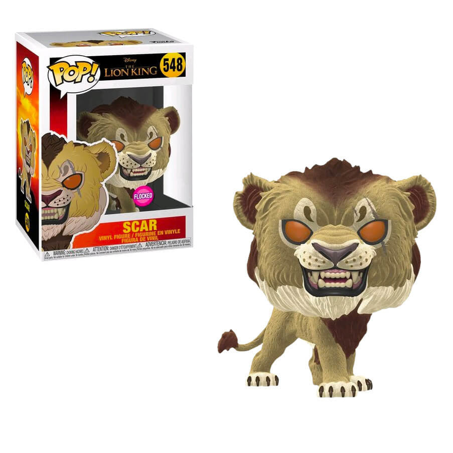 Funko POP! Disney Lion King Live Scar Flocked