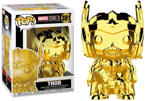 Funko POP! MARVEL MS 10 THOR CHROME The first ten years