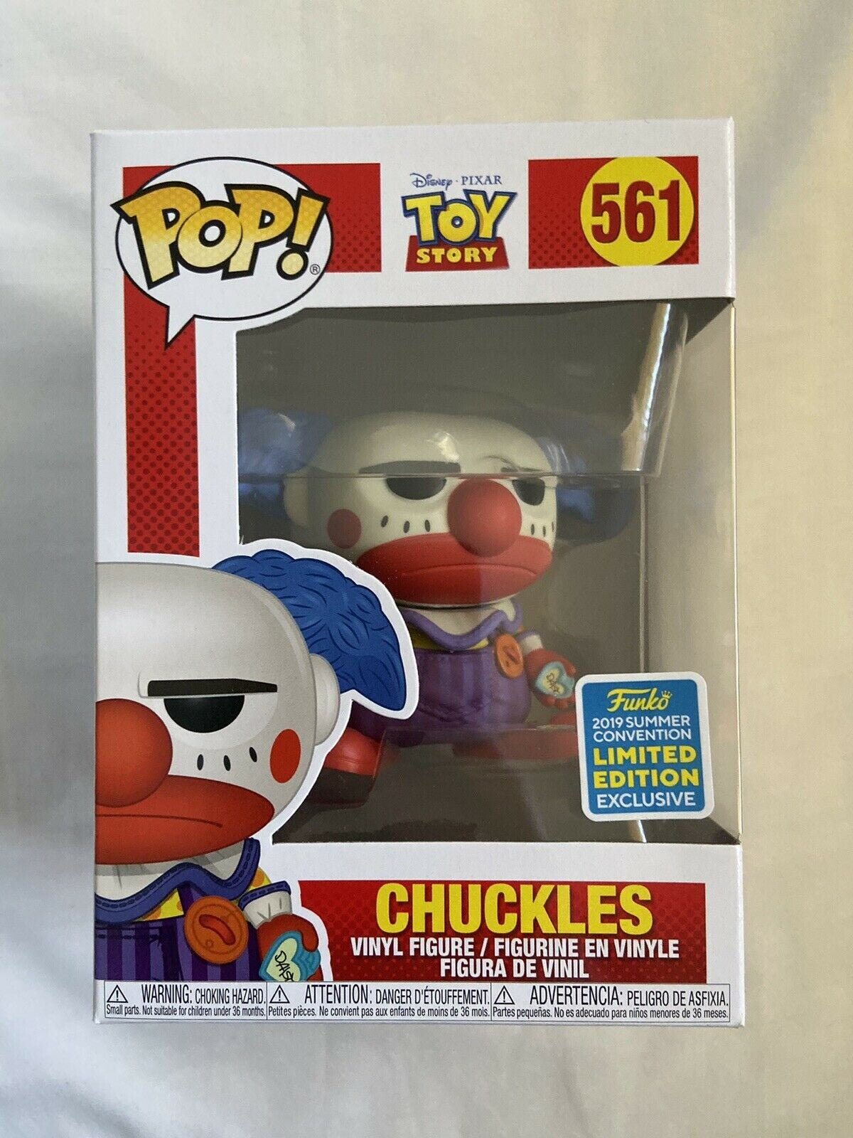 FUNKO POP! Disney Pixar Toy Story Chuckles SDCC 2019 Convention Exclusive #561