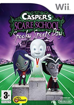 WII CASPERES SCARE SCHOOL SPOOKY SPORTS DAY - USADO