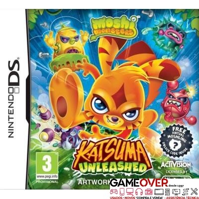 DS Moshi Monsters: Katsuma Unleashed - USADO
