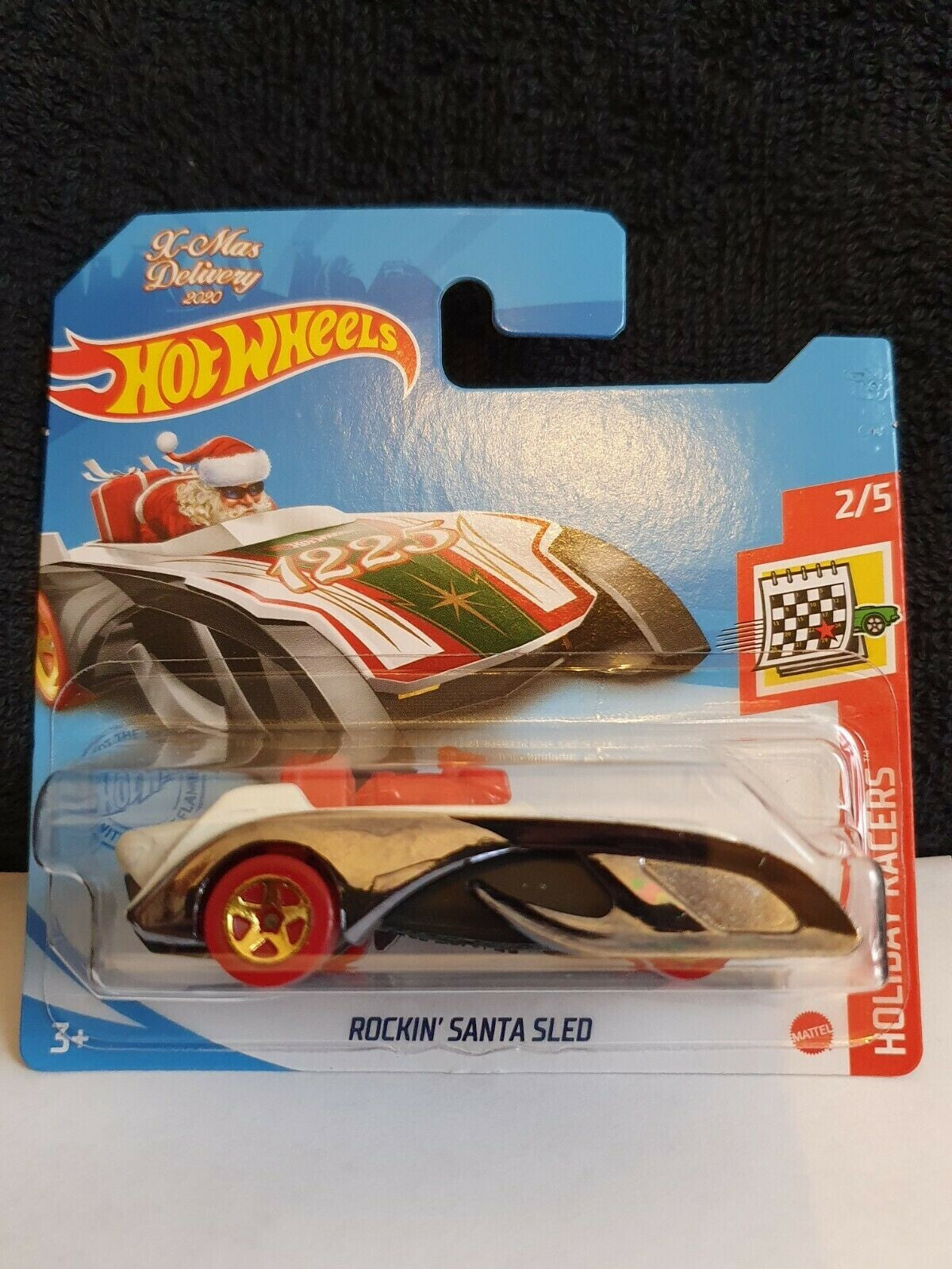 Hot Wheels 2021 Rockin´ Santa Sled *47/250 HW Holiday Racers *2/5 GRY77 Short