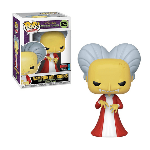 Funko POP! TV: The Simpsons Treehouse of Horror - Vampire Mr. Burns Edio Limitada 2019 Fall Convention Exclusive